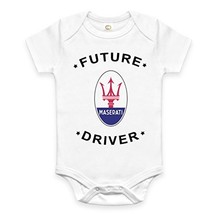 Bespoke Souvenirs Rare New Future Mazerati Driver Auto Baby Clothes Funn... - $19.72