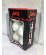 Penn 6-PK 40mm Table Tennis Balls White Ping Pong 1-Star Recreational Of... - $7.66