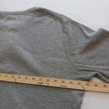 Merona 4-Button Henley Men's Gray Cotton Blend T-Shirt Long Sleeve Size Large image 11