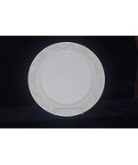 Corning Pyroceram 7 1/2&quot; Plate Cor203 White with Neutral Scroll Border - $469.60 MXN
