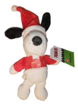 DanDee Peanuts Musical Stuffed Plush Santa Snoopy - New - £13.36 GBP