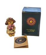 Boyds Bears &quot;Miss Stopawhyle...Making Time&quot;  Bearstone Figurine 227781 I... - $17.29