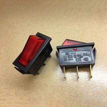 Red Lamp T125 IP55 3Pin 16A 250VAC For CMm SR-32 2PCS New Power Rocker S... - $18.07
