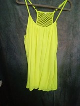 Womans Unbranded Bright Green Spaghetti Strap Top Sz 2XL 9093BxAARE  - £9.92 GBP