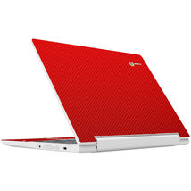 LidStyles Carbon Fiber Laptop Skin Protector Decal Samsung Chromebook XE303C12 image 4