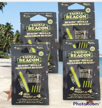 2 PACk Rod &amp; Bobber Beacon Refills, Recharges Beacon Pack of 4, 1.5&quot; Gre... - $17.99
