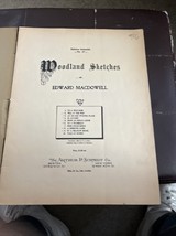 1896 Antique Edward MacDowell Woodland Sketches Piano Music Paperback Bo... - £8.95 GBP