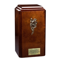 Italian Wooden Cremation Urn for Adult Unique Memorial Funeral urn for Ashes  - £122.68 GBP+