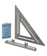 Swanson Tool Co S0107 &quot;Big 12&quot; 12-Inch Speed Square Layout Tool with Blu... - $48.40 CAD