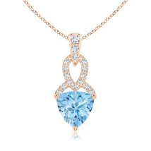 Authenticity Guarantee

ANGARA 0.69 Ct Trillion Aquamarine Dangle Pendant wit... - $719.10