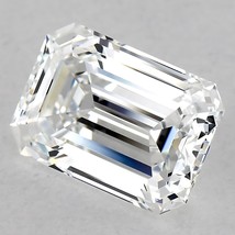 IGI Certified 1.02 Carat Emerald Brilliant Cut F/SI Clarity Lab Grown Diamond  - $426.00