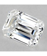 IGI Certified 1.02 Carat Emerald Brilliant Cut F/SI Clarity Lab Grown Di... - $426.00