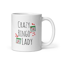 Crazy Bingo Lady Coffee &amp; Tea Mug Humor For Player - £16.11 GBP+