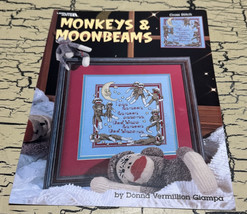 Monkeys and Moonbeams by Donna Vermillion Giampa Cross Stitch Booklet Ph... - $4.99