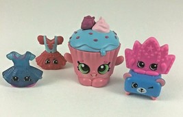 Shopkins Funko Cupcake Chic Vinyl Figure McDonalds Crown Dress 5pc Moose Toys - $15.79