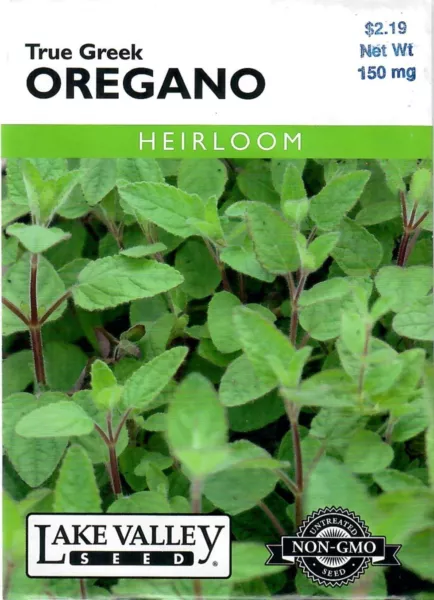 Oregano Greek Heirloom Herb Seeds Non Gmo Lake Valley 12/24 Fresh New - £7.00 GBP