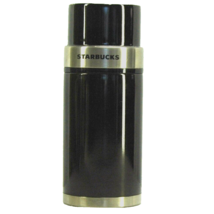 STARBUCKS 17 oz Brown STEEL POUR THROUGH THERMOS BOTTLE with CUP - $55.00