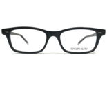 Calvin Klein Eyeglasses Frames CK5989 001 Black Rectangular Horn Rim 51-... - £44.29 GBP