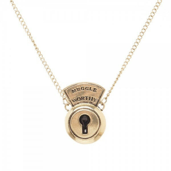 Fantastic Beasts And Where To Find Them Muggle Worthy Lock Necklace, NEW UNUSED - $11.64