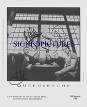 Queensryche Band Group Signed Autographed 8x10 Rp Photo - £13.36 GBP