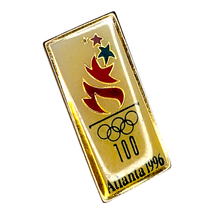 Vtg 1996 Atlanta Olympics Sports 100 Years Gold Metal Lapel Brooch Pin  - $254.37 MXN