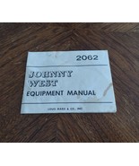 1960s Johnny West Movable Cowboy Marx #2062 EQUIPMENT MANUAL ACCESSORIES... - $18.52