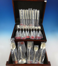 Martinique by Oneida Sterling Silver Flatware Set For 8 Service 37 Pieces New - £1,896.35 GBP