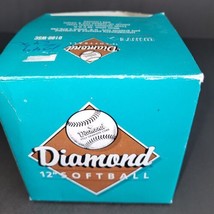 Vintage Diamond 12&quot; Softball D100-WRSC White,Poly Graphite Core w/ Box, ... - £4.73 GBP