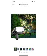 4 Pack Solar Spot Lights Outdoor Waterproof IP65, 63 LED 3 Lighting Mode... - $37.61
