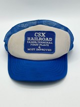 CSX Transportation Railroad Tampa Terminal Truckedr Hat Cap Adjustable V... - $29.69