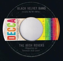 The Irish Rovers Black Velvet Band 45 rpm The Unicorn Canadian Pressing - £3.11 GBP