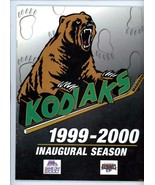 1999-2000 Kodiaks Inaugural season Program With T Espositi insert - £15.68 GBP