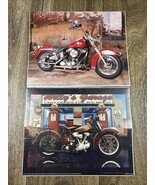 Harley Davidson Motorcycle Prints Willy’s Garage Route 66 8x10 - Set of 2 - $223.61 MXN