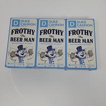 Duke Cannon Soap Frothy the Beer Man Big Ass Brick Lot of 3 - 10oz USA Frosty - £18.64 GBP