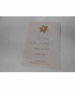 Vintage Mary Kay SNOWFLAKE Christmas Pin Pinback Button Brooch 1998 - €4,30 EUR