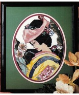 Candamar Japanese Geisha Picture Portrait Counted Cross Stitch Kit 11&quot; x... - $18.99