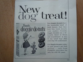 French’s Doggie Do-nuts Treat Print Magazine Advertisements 1966 - $8.21 CAD