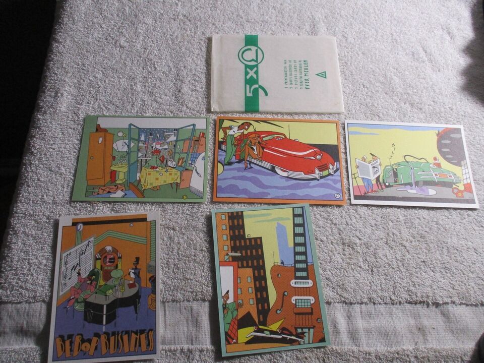 Ever Meulen Postcards Artwork vintage 1982 NOS - $49.49