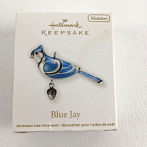 Hallmark Keepsake Christmas Ornament Beauty Of Birds Miniature Blue Jay New 2012 - £31.54 GBP