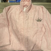 Linum Home Textiles Womens Terry Cloth Bathrobe Pink Heart Leopard Gold Crown. 4 - £39.55 GBP