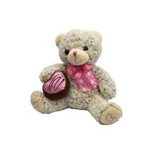 Homerbest Chocolate Plush Bear Stuffed Animal Teddy Bear Heart Valentines - $11.99