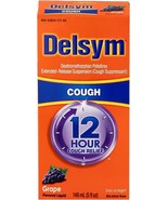 Delsym Adult 12 Hr Cough Relief Liquid, Grape, 5oz - $36.99