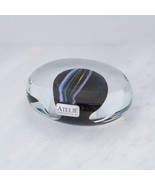 Kosta Boda Atelje Bertil Vallion Art Glass Paperweight Signed - Beautiful! - $80.95 CAD