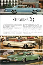 Chrysler 1963 Magazine Ad Print Design Advertising - $33.60