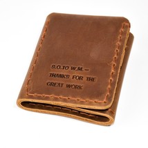Handmade Vintage Men Wallet  The Secret Life Of Walter Mitty Same Style Short Pu - £59.23 GBP
