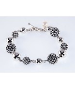 Sterling Silver Michael Dawkins Designer Bracelet 8&quot; - $298.51 CAD