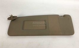 BMW E32 7-Series Drivers Left Parchment Tan Beige Sunvisor Mirror 1991-1... - $74.25