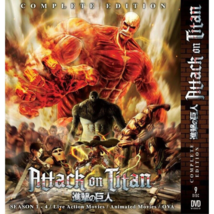 ATTACK ON TITAN Complete Edition Season 1-4 + 2 Movies + OVA English Dub Anime - £47.32 GBP