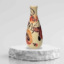 Ceramic Engraved Full abstract Rose Leaf Bud Pattern-Stained Enamel 11” ... - £24.50 GBP