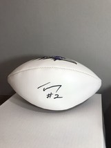 Tyler Huntley Signed Football Baltimore Ravens Logo Autographed - £87.66 GBP